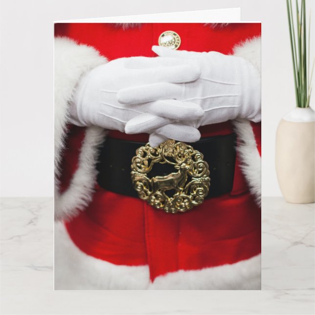 PÈRE NOËL EST PISSEE FUNNY JOKE Carte de voeux (Devant)
