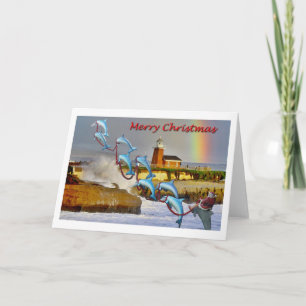 Père Noël et carte de Noël de Santa Cruz de