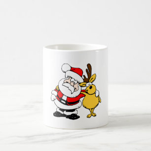 Père Noël et Reindeer Mug