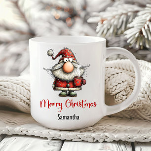 Père Noël fantaisiste et drôle Mug à café amusant