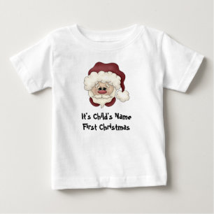 Père Noël font face au ęr T-shirt de Noël