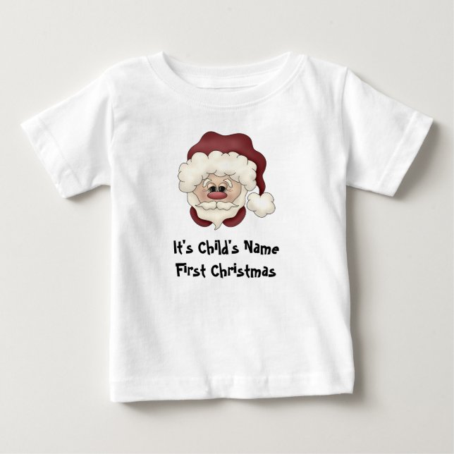 Père Noël font face au ęr T-shirt de Noël (Devant)