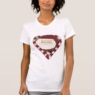 Père Noël Heart Holiday Tshirts et cadeaux