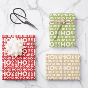 Père Noël Ho Ho Ho Wrapping Papier - Festive Fun