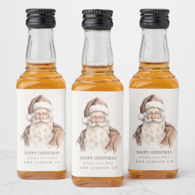 Père Noël Holiday privilégie les Étiquettes de min (Bouteilles)