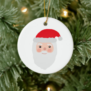 Père Noël Illustration Ornement en céramique