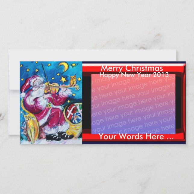 PÈRE NOËL INSPIRÉ MODÈLE PHOTO DE NOËL (Devant)