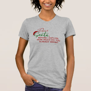 Père Noël, j'ai essayé d'être un bon t-shirt de No
