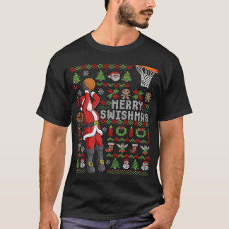 Père Noël Jouer au basket-ball laid Sweat de Noël 