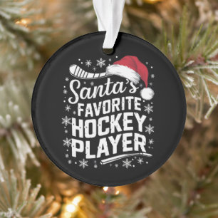Père Noël Joueur de hockey favori Pyjama Noël