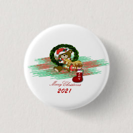 Père Noël Joy Sock Badge de Noël