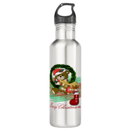 Père Noël Joy Sock Bouteille d'eau de Noël