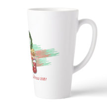 Père Noël Joy Sock Latte Mug de Noël
