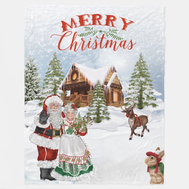 Père Noël Joyeuse couverture de Noël (Devant)