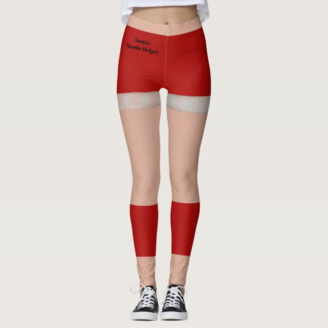Père Noël - Leggings d'elfe favoris (Devant)