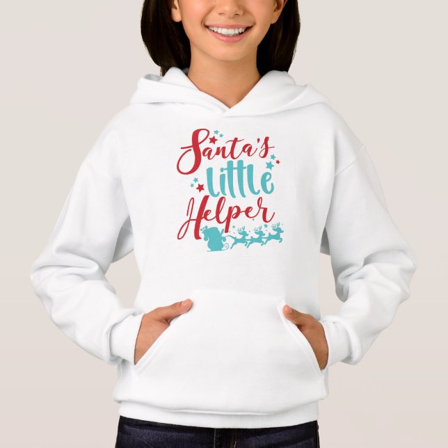 Père Noël Little Helper, Sleigh, Reindeer, Étoiles (Devant)