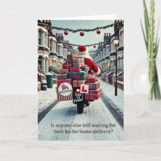 Père Noël Livraison Carte de voeux de Noël 2024