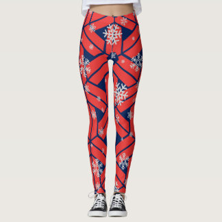 Père Noël Mme Claus Cute Fun Christmas Legging