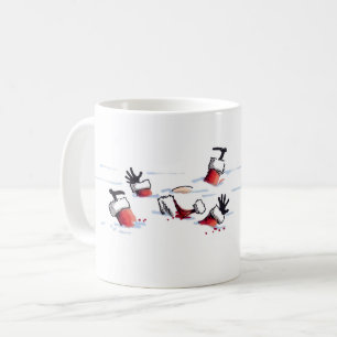 Père Noël Mob Hit café tasse