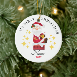 Père Noël Mon premier ornement de Noël 2022 pour l