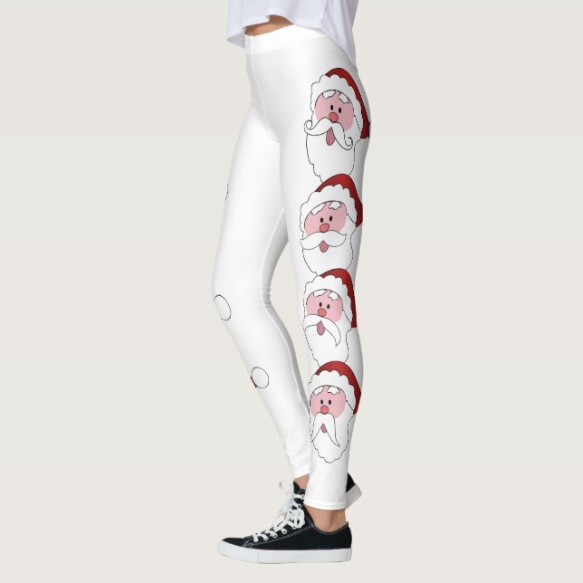 Père Noël Moustaches leggings (Gauche)