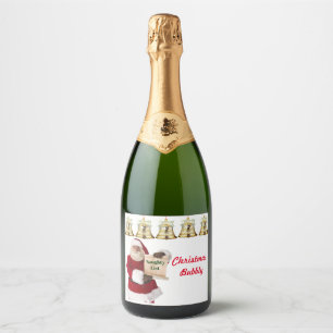 Père Noël Naughty List Noël Bubbly Étiquette