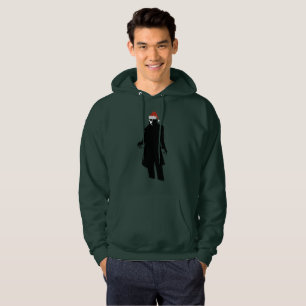 père Noël nosferatu xmas mens sweat - shirt à capu