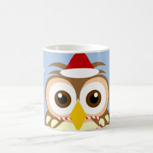 Père Noël Owl Holiday Mug