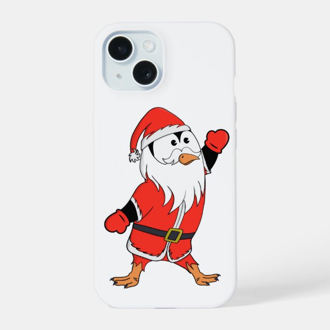 Père Noël Penguin Prêt pour Noël (Verso)