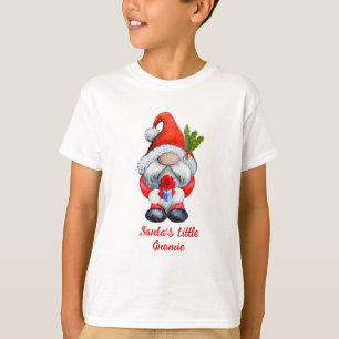 Père Noël Petit Gnomie Red Boy Gnome T-shirt