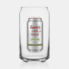 Père Noël Petit Helper Bière Can