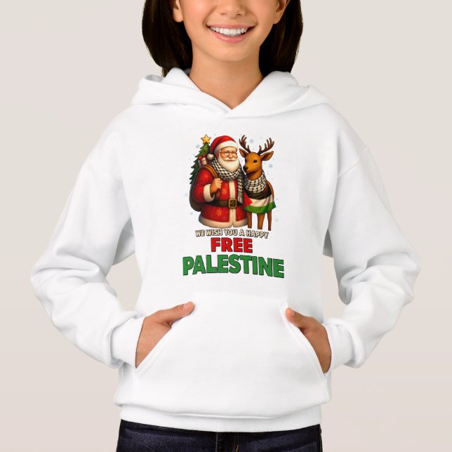 Père Noël pour la Palestine – Paix de Noël (Devant)