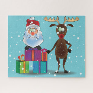 Père Noël & Reindeer Puzzle