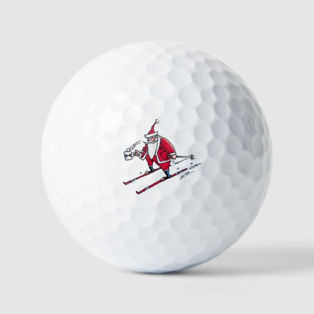 Père Noël Ski valeur balles de golf 12 pk (Recto)