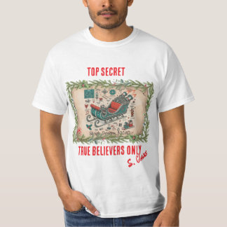 Père Noël Sleigh Build It Plans T-shirt