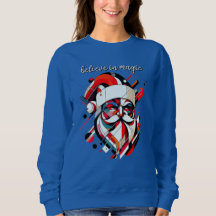 Père Noël - Sweatshirt tactile magique de Noël