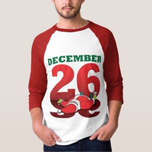 Père Noël T-shirt ivre du "26 décembre"