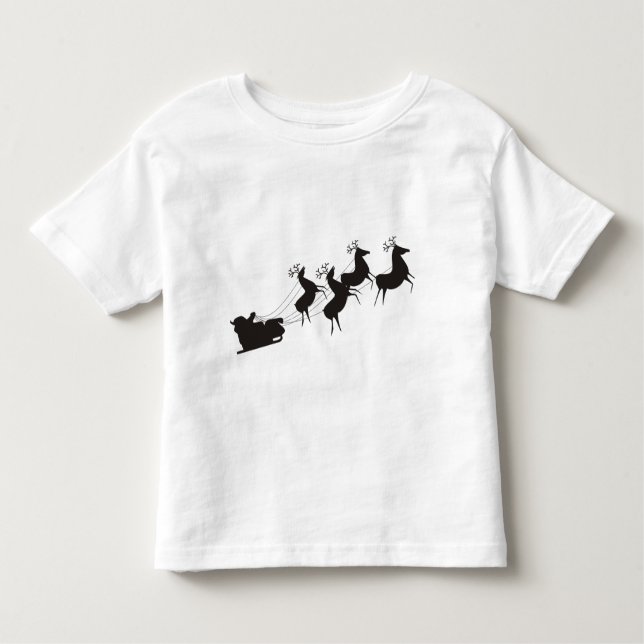 Père Noël * T-shirt Reindeer Toddler (Devant)