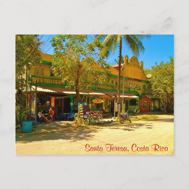 Père Noël Teresa, carte postale du Costa Rica (Devant)