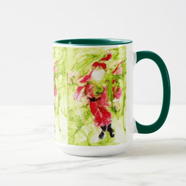 Père Noël Whimsical 15oz Mug (Droite)