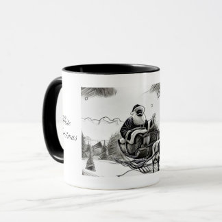 Père Noël White Christmas Mug