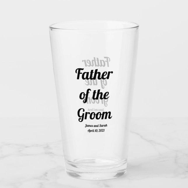 Père personnalisé du verre de chambre (Devant)