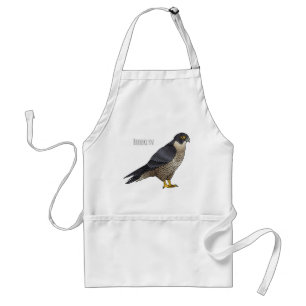 Peregrine falcon bird Cartoon Illustration Schürze