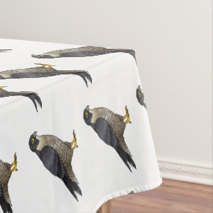 Peregrine falcon bird Cartoon Illustration Tischdecke