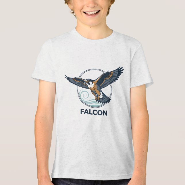 Peregrine falcon   Boys' T-Shirts (Vorderseite)