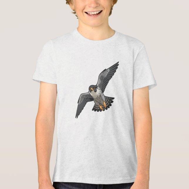 Peregrine falcon   Boys' T-Shirts (Vorderseite)