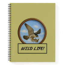 Peregrine Falcon Dark Khaki Spiri Notebook