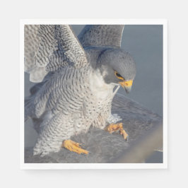 Peregrine Falcon entlang des Hudson River Serviette