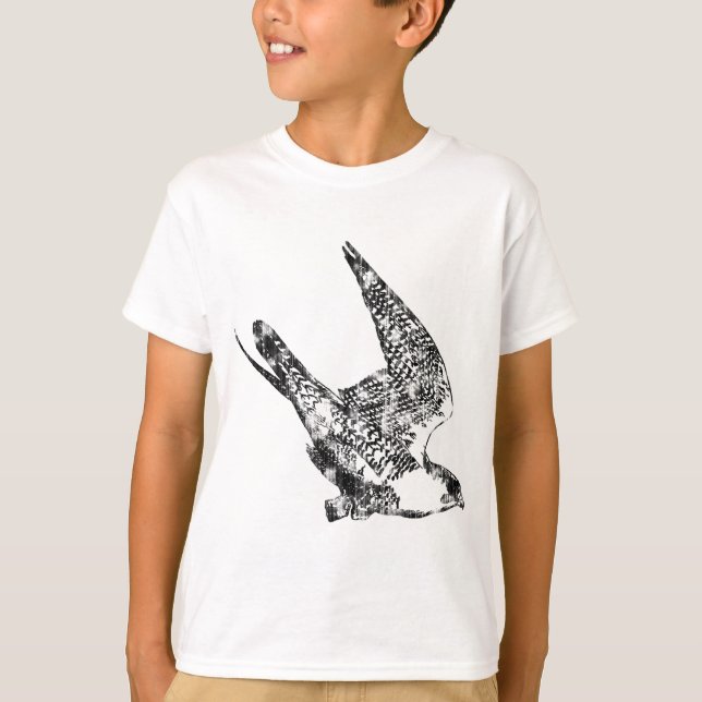 Peregrine Falcon Sketch T-Shirt (Vorderseite)
