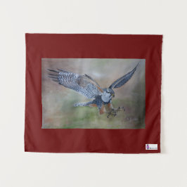 Peregrine Falcon Tapestry Wandteppich